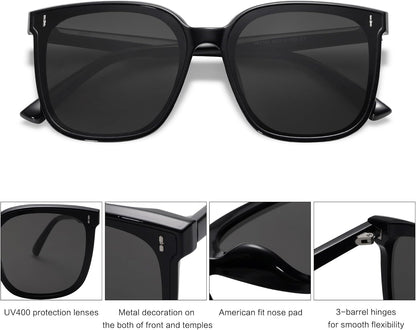 Trendy Oversized Sunglasses for Women and Men - WORLD TIME VISITS