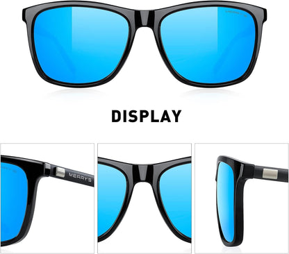 Unisex Polarized Aluminum Sunglasses Vintage Sun Glasses for Men/Women S8286 - WORLD TIME VISITS