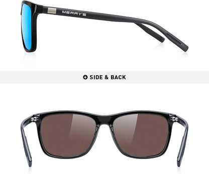 Unisex Polarized Aluminum Sunglasses Vintage Sun Glasses for Men/Women S8286 - WORLD TIME VISITS