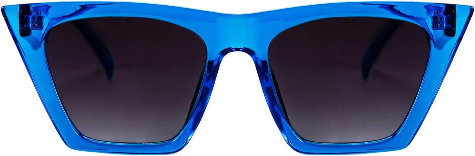 Vintage Square Cat Eye Sunglasses Women Trendy Cateye Sunglasses B2473 - WORLD TIME VISITS
