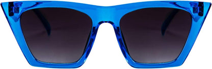 Vintage Square Cat Eye Sunglasses Women Trendy Cateye Sunglasses B2473 - WORLD TIME VISITS